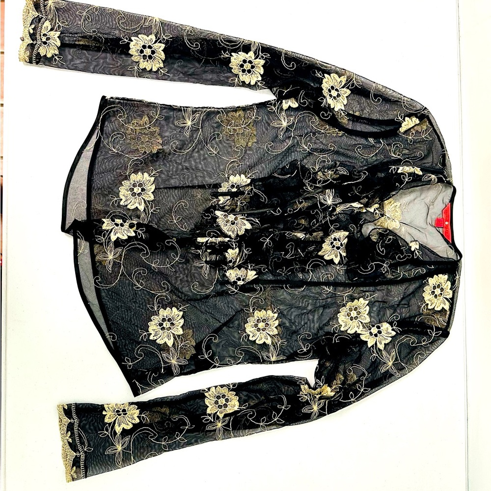 SALE Sexy mesh blouse by Ivanka Trump. Size 10.